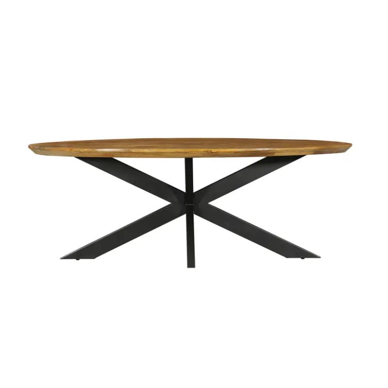 Eettafel Brandy Mangohout Ovaal 300cm Starfurn