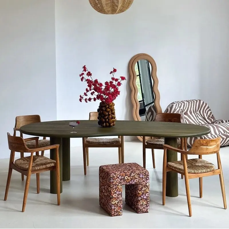 Eettafel Cleo Army groen