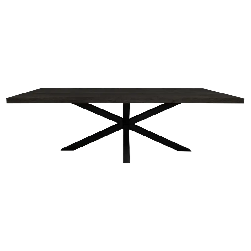 Eettafel Denver Mangohout Zwart 300cm Starfurn