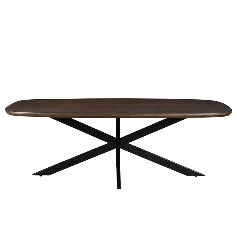 Eettafel Jesper Danish Oval Mangohout Chestnut 180cm Livingfurn