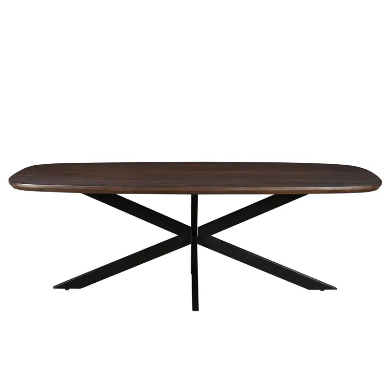 Eettafel Jesper Danish Oval Mangohout Chestnut 210cm Livingfurn