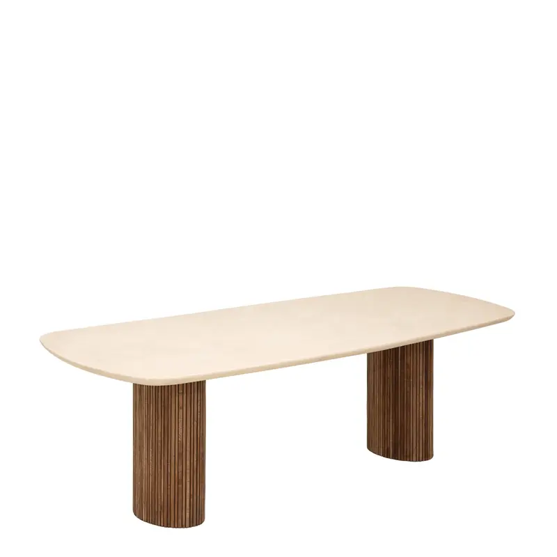 Eettafel Lagoon Mortex Naturel Ovaal 240cm DTP Home
