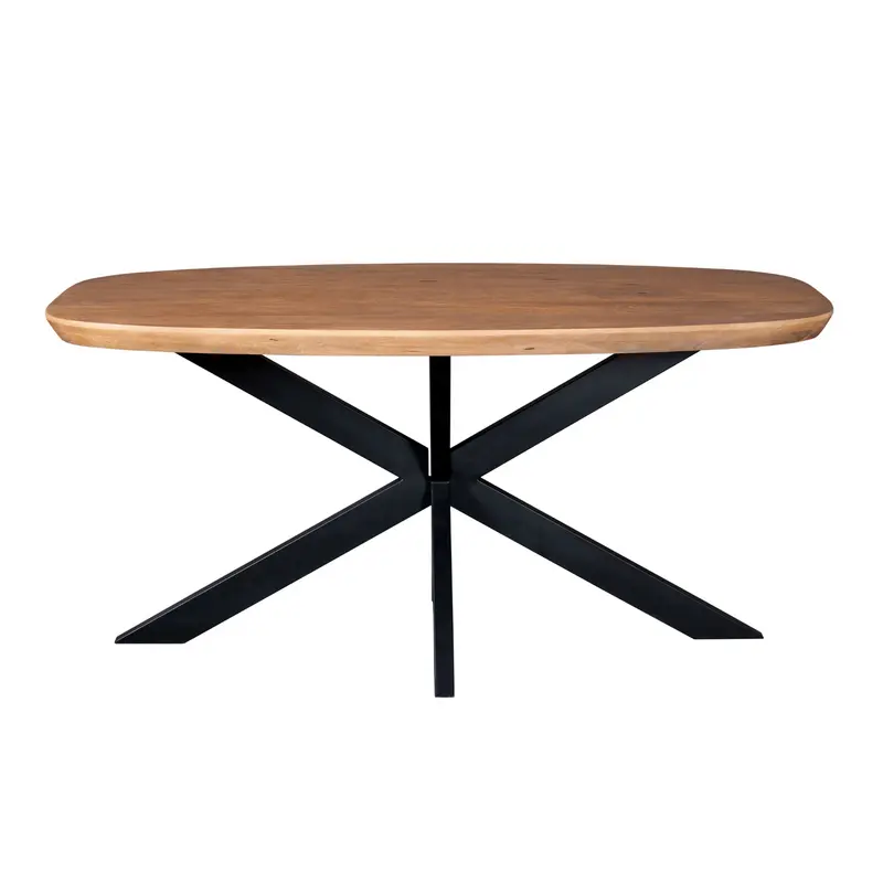 Eettafel Madison Mangohout Naturel Deens Ovaal 160cm Starfurn