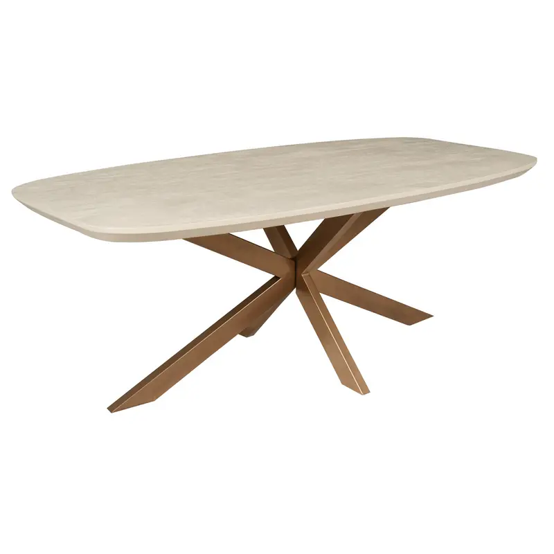 Eettafel Madison Mangohout Zand Deens Ovaal 240cm Starfurn