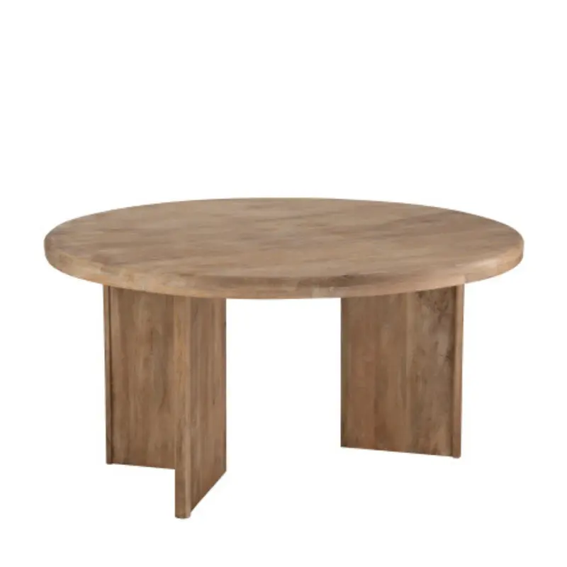 Eettafel Mangohout Naturel Ø150cm J-Line