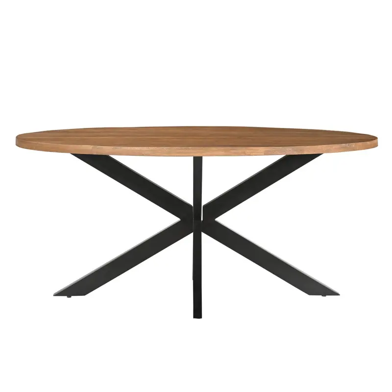 Eettafel Rocky Mangohout Pecan 210cm Livingfurn
