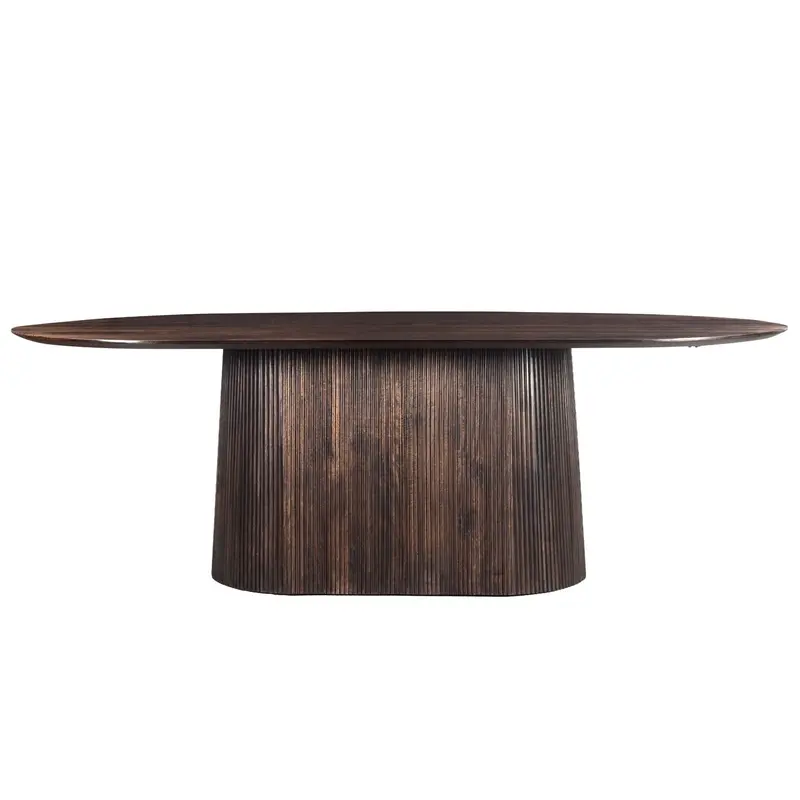 Eettafel Salvator Mangohout Walnut 200cm Livingfurn
