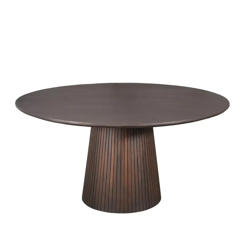 Eettafel Solana Mangohout Bruin Rond 150cm Starfurn