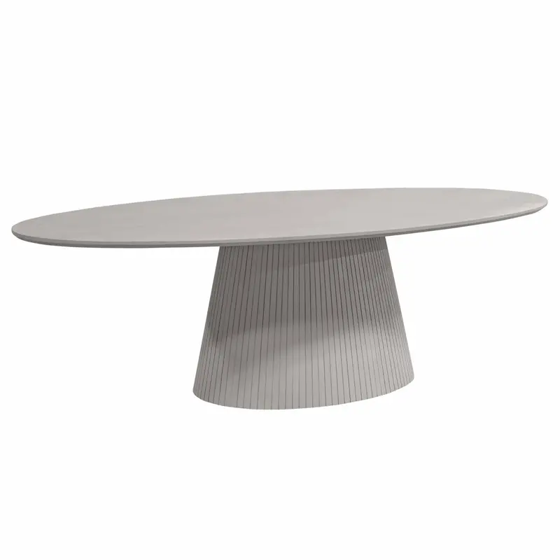 Eettafel Solana Mangohout Taupe Ovaal 210cm Starfurn