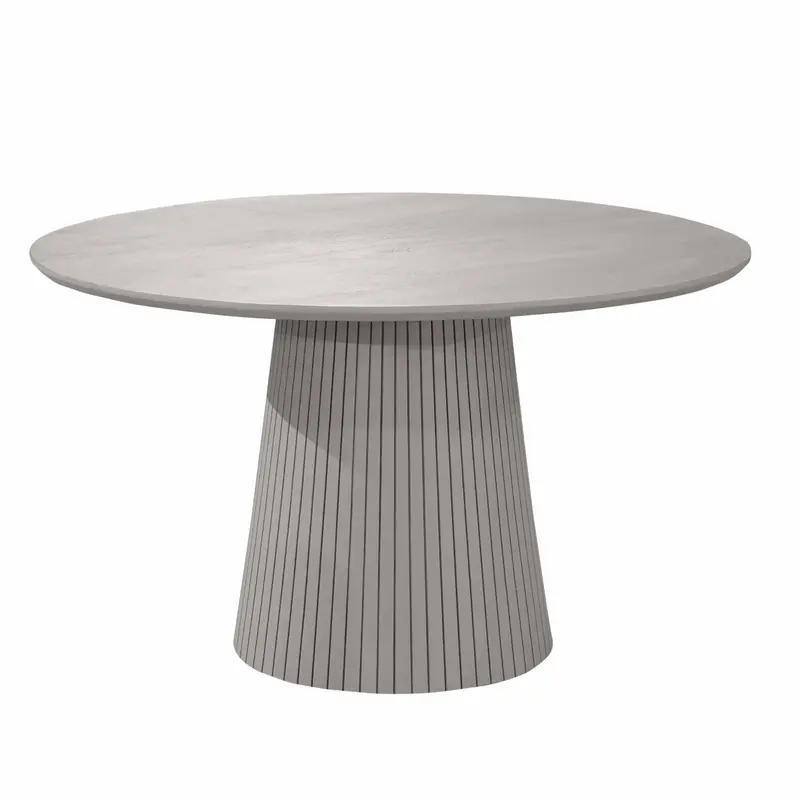 Eettafel Solana Mangohout Taupe Rond 150cm Starfurn