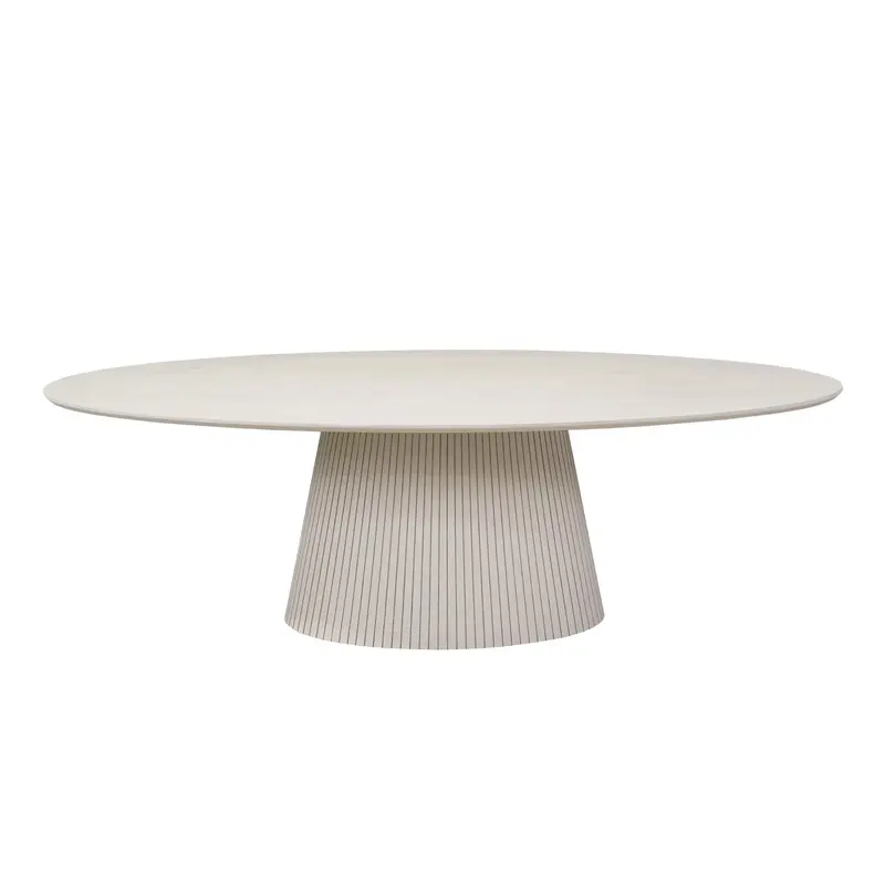 Eettafel Solana Mangohout Zand Ovaal 240cm Starfurn