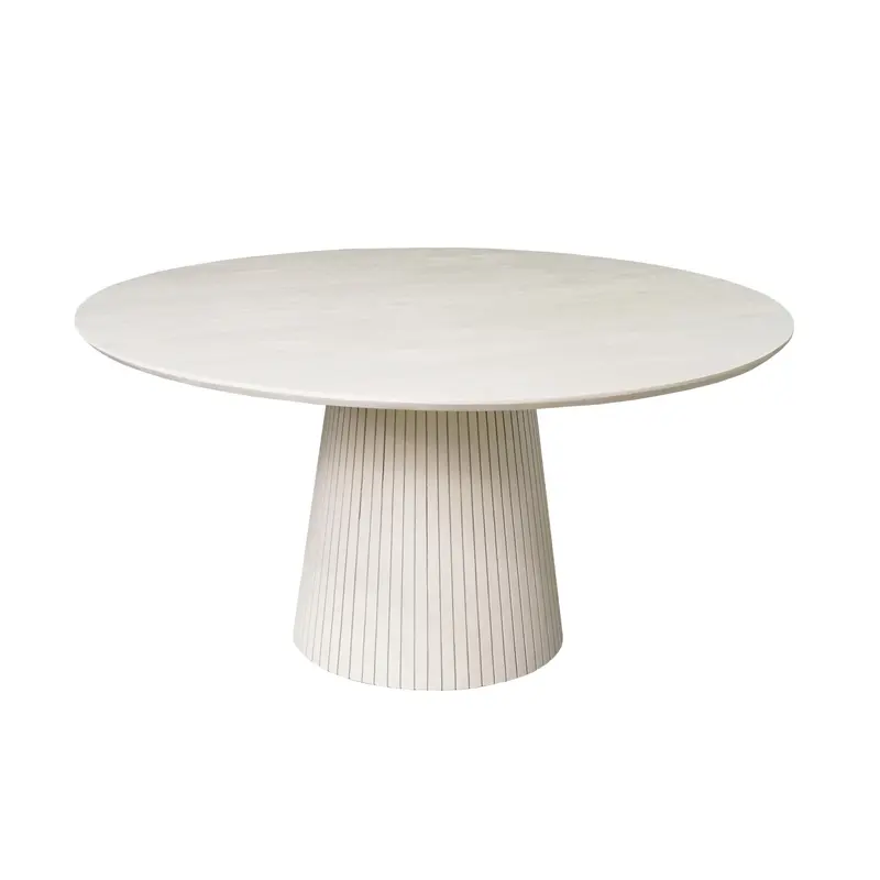 Eettafel Solana Mangohout Zand Rond 150cm Starfurn