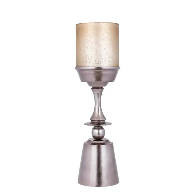 Eliviana Brass Casted Alu Stormlight Beige Glass L PTMD