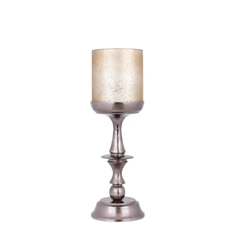Eliviana Brass Casted Alu Stormlight Beige Glass M PTMD
