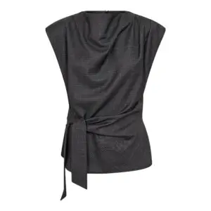 Elora Pleat Top Check