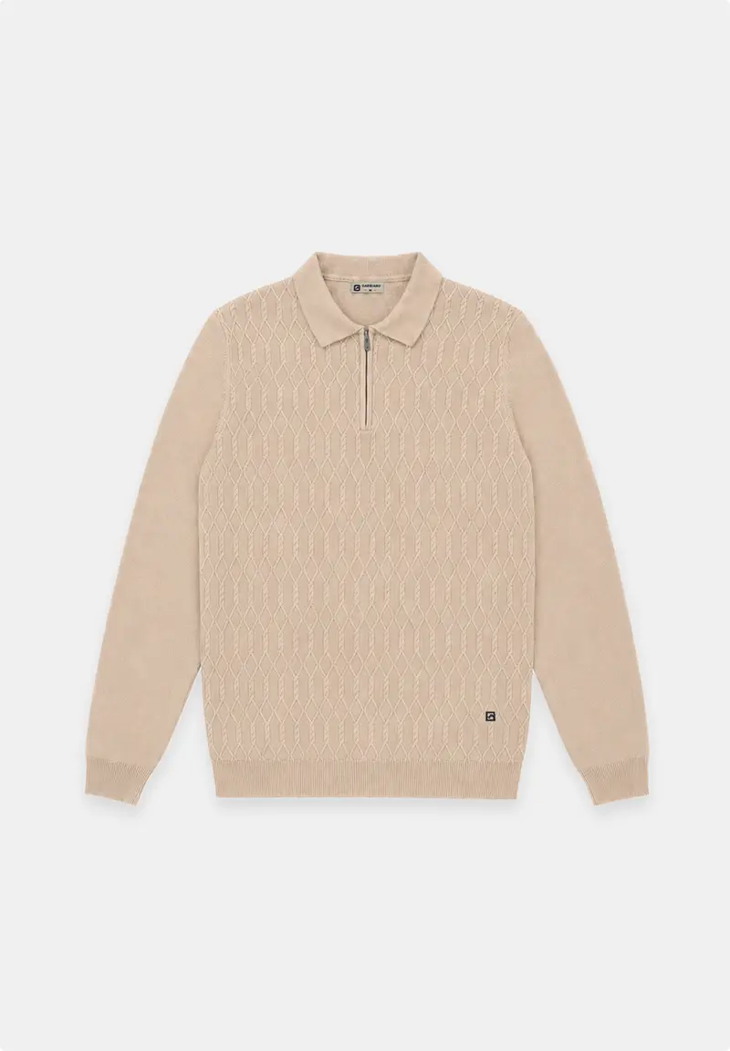 Elric - Soft Elite Zip Polo Knit
