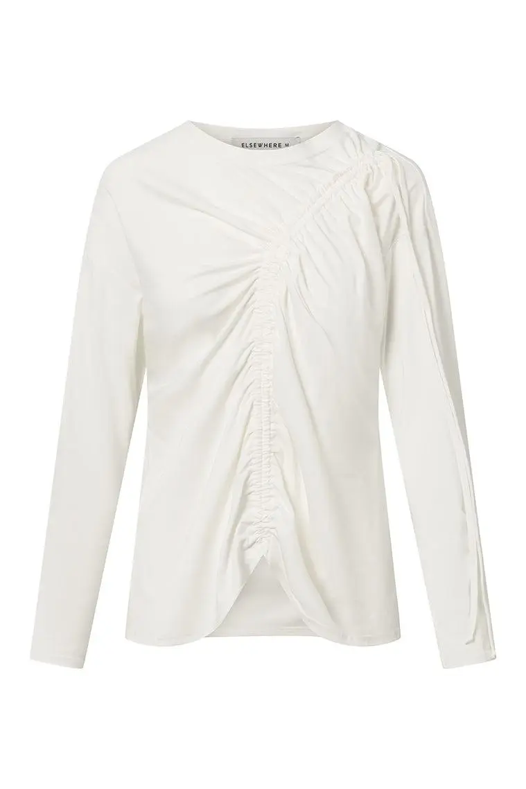 ELSEWHERE travel top SCARLET