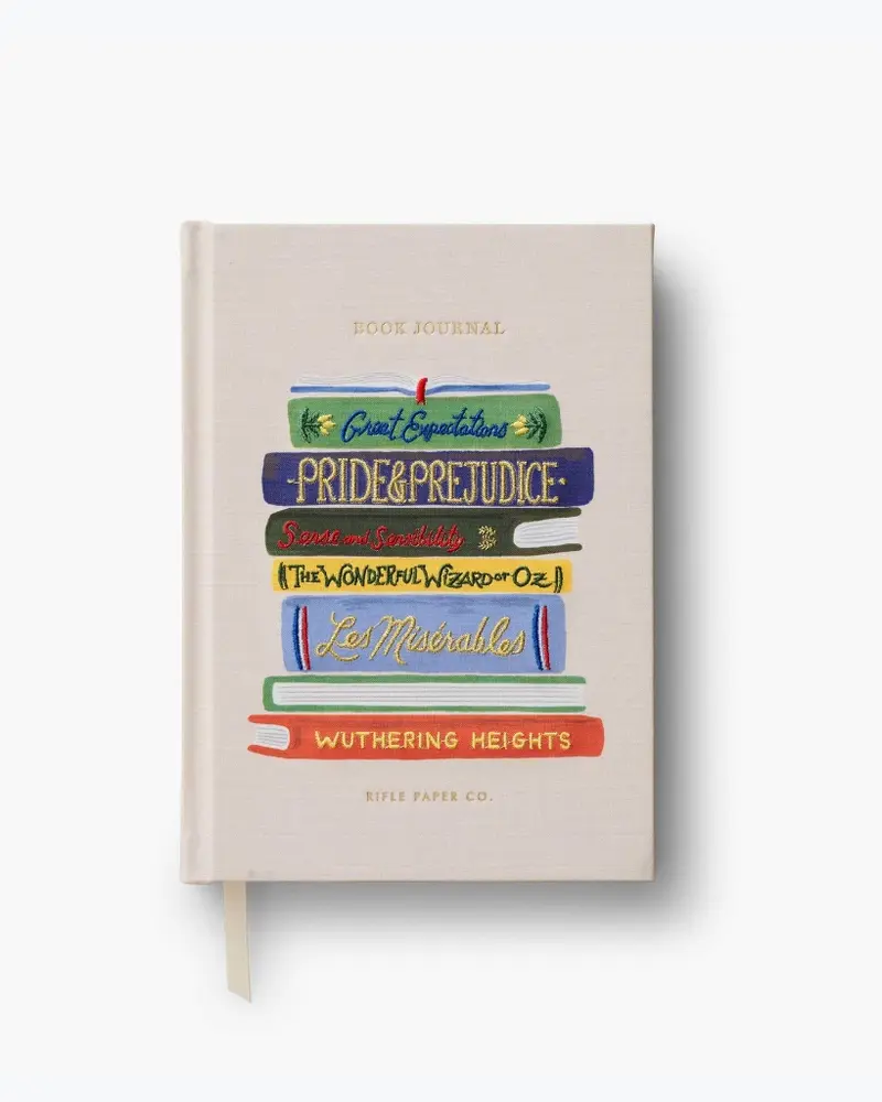 Embroidered Book Journal - Book Club