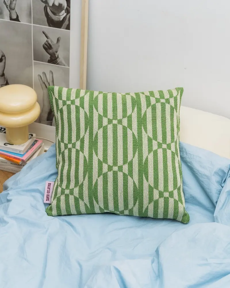 Embroidered Cushion - Topito Green [PRE ORDER]