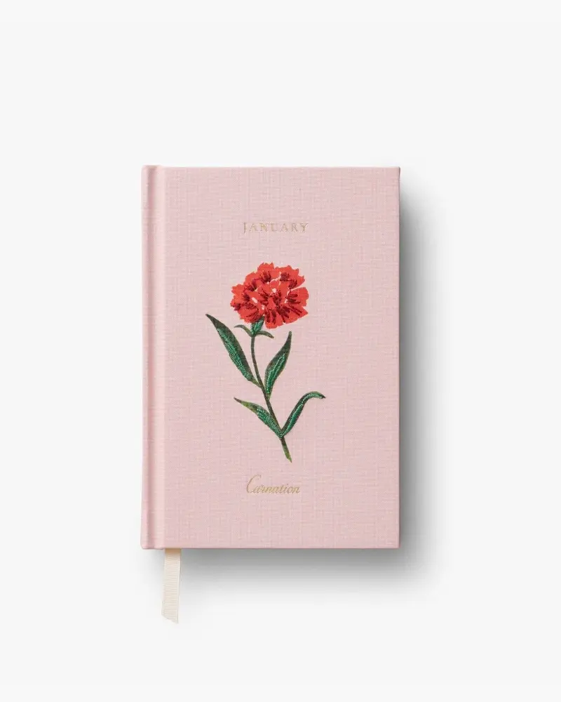 Embroidered Mini Notebook - Birth Month