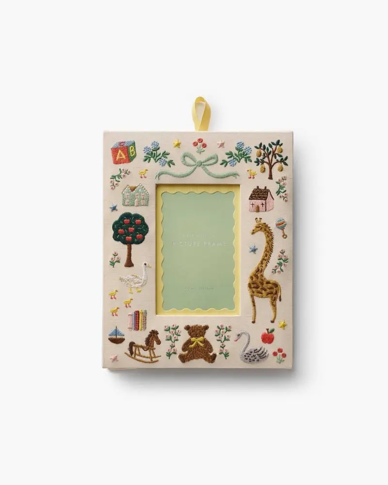 Embroidered Picture Frame - Storybook