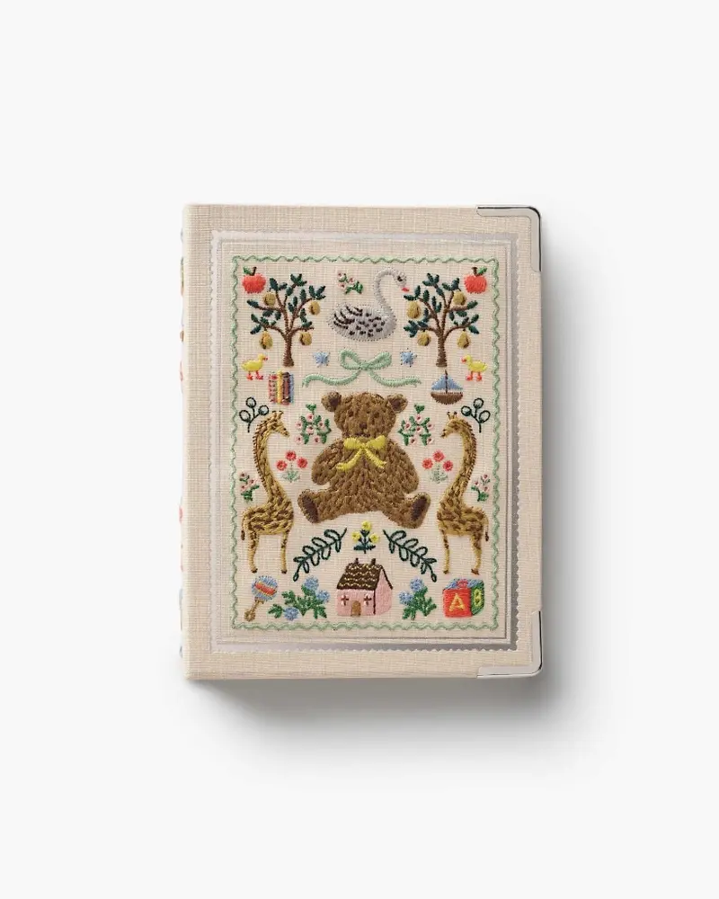 Embroidered Small Photo Album - Storybook