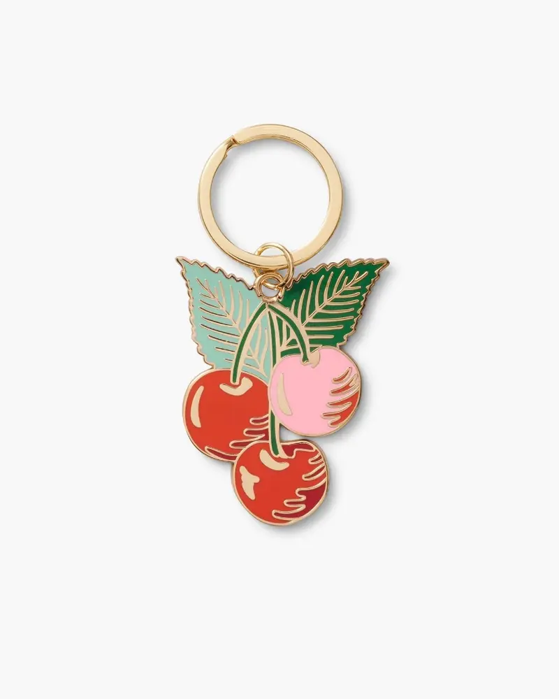 Enamel Keychain - Cherries