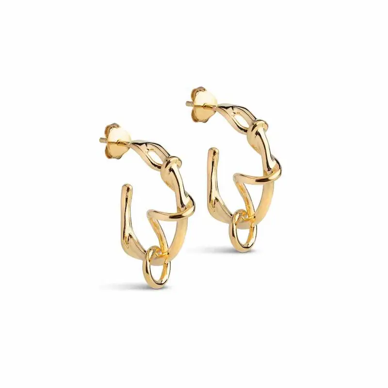 Enamel oorbellen Capella hoops