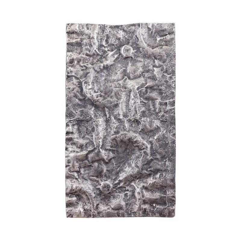 Eogan Gunmetal Casted Alu Wall Panel Rough Rec PTMD