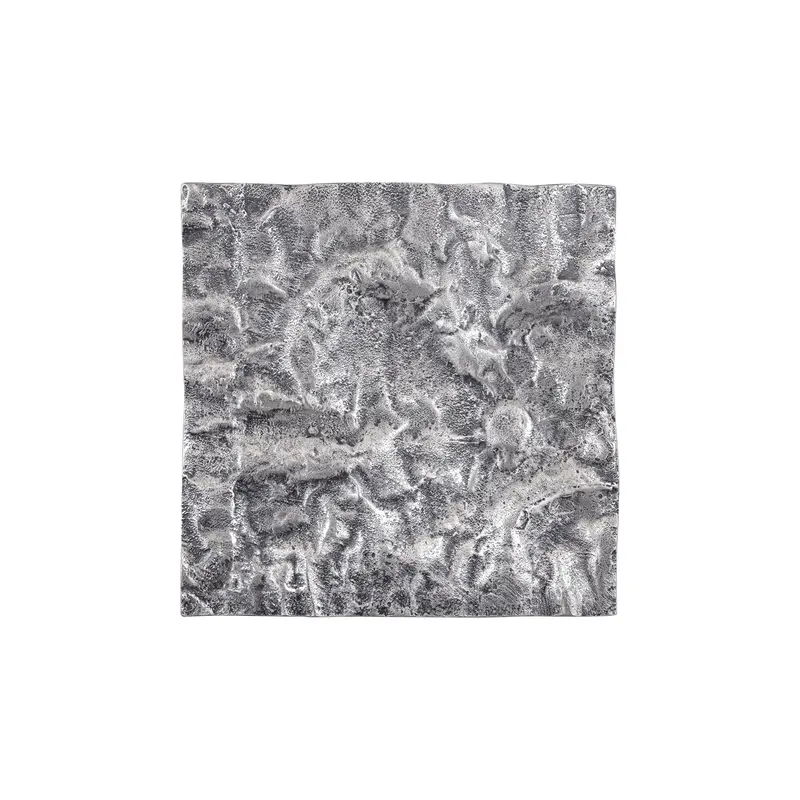 Eogan Gunmetal Casted Alu Wall Panel Rough Square 50x50cm PTMD