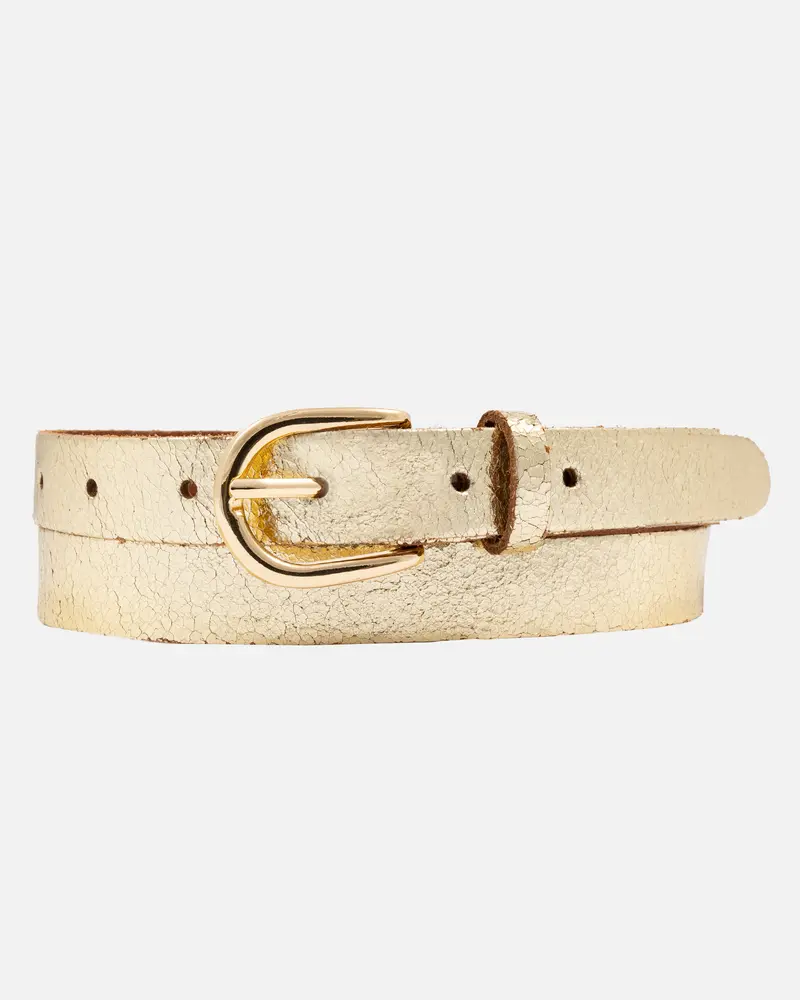 Eva │ Metalen Leren Riem