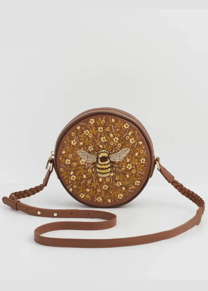 Fable England Bumble Circle Bag Brown