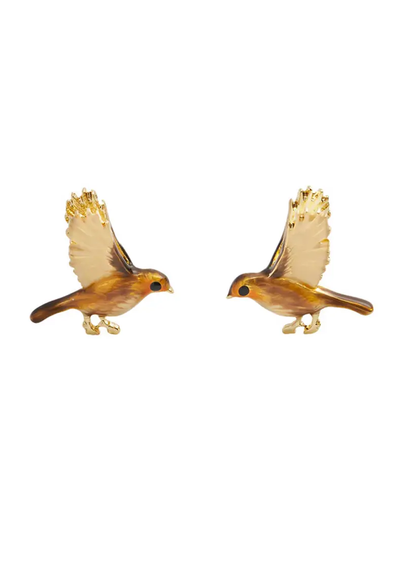 Fable England Flying Robin Earrings