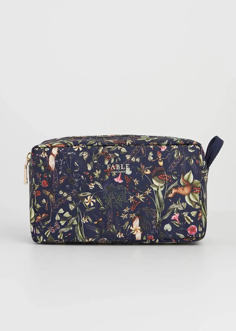 Fable England Wolf Garden Pouch Navy