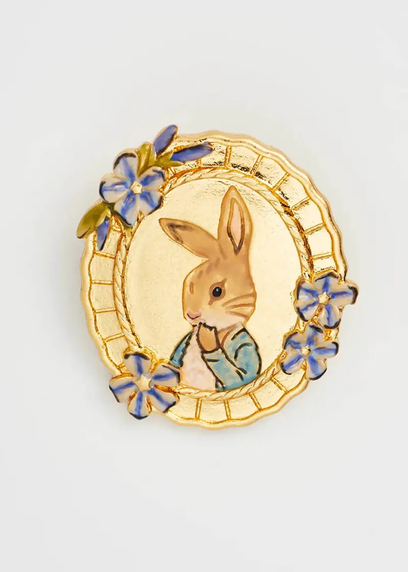 Fable England x Peter Rabbit Cameo Brooch