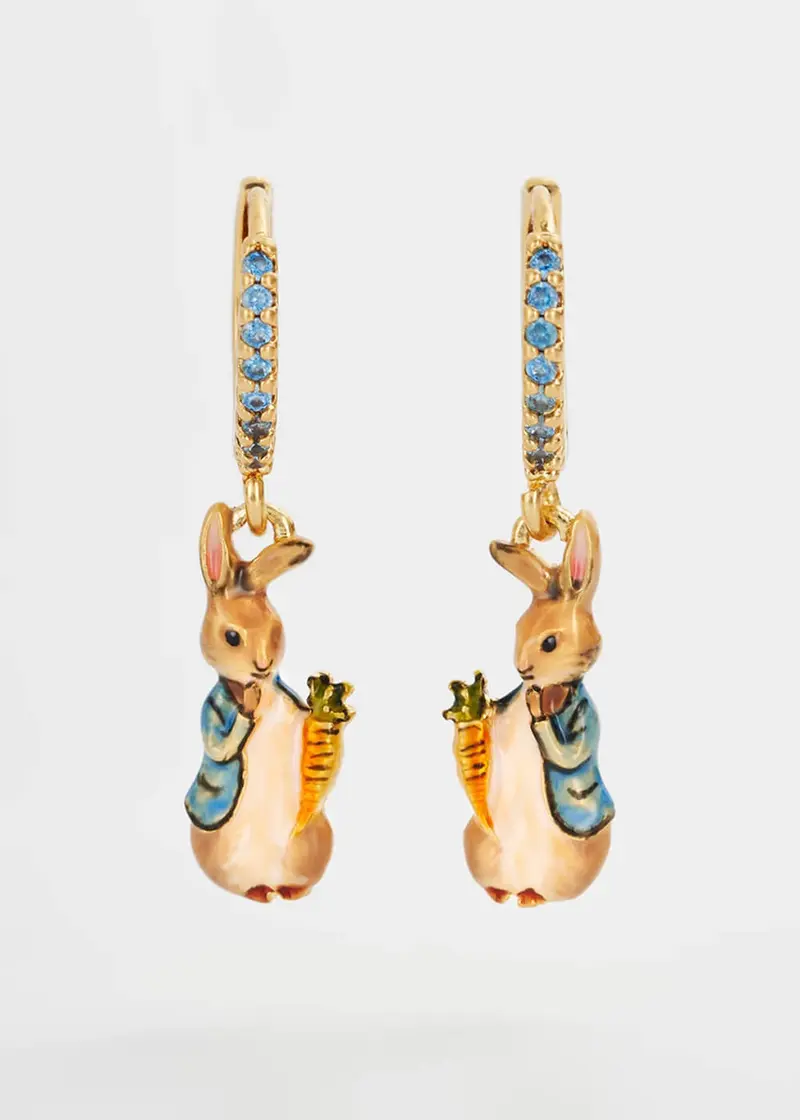 Fable England x Peter Rabbit Carrot Charm Earrings