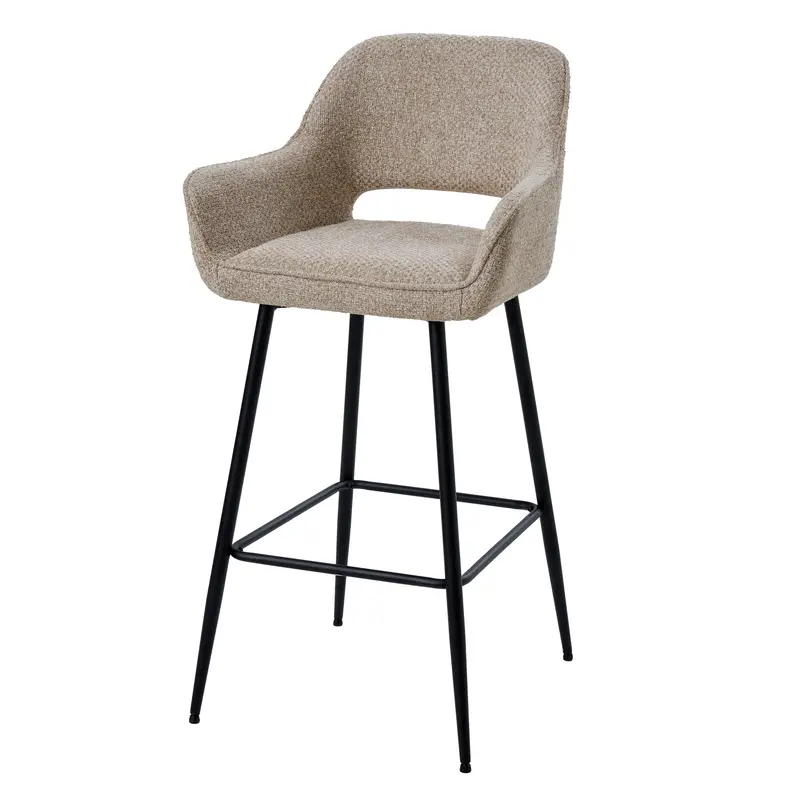 Fallon Bar Chair Opulence 08 Taupe Set van 2 PTMD