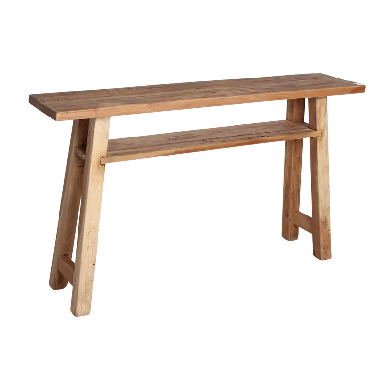 Farmwood wandtafel/sidetable large - FSC-gerecycled hout