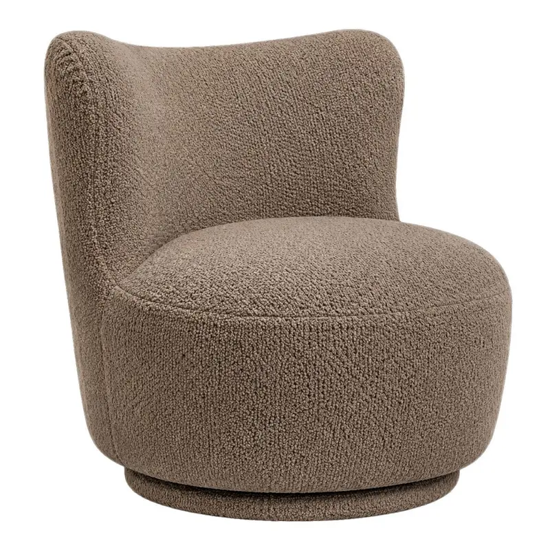 Fauteuil Dean Draaifauteuil Stof Beige MUST Living