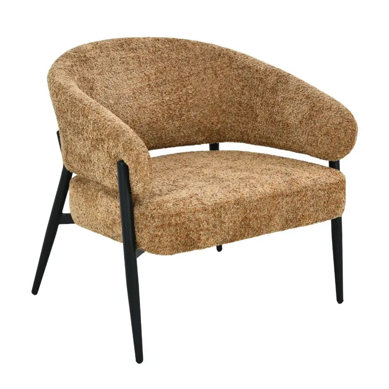 Fauteuil Dilan Venga Cognac Livingfurn