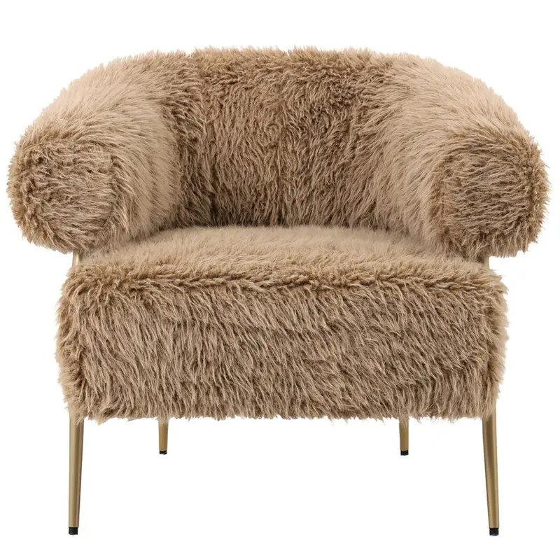 Fauteuil Hair Brown Metaal Base PTMD