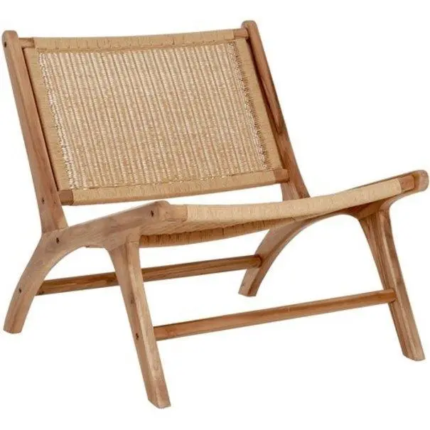 Fauteuil Lazy Loom Teakhout Naturel MUST Living