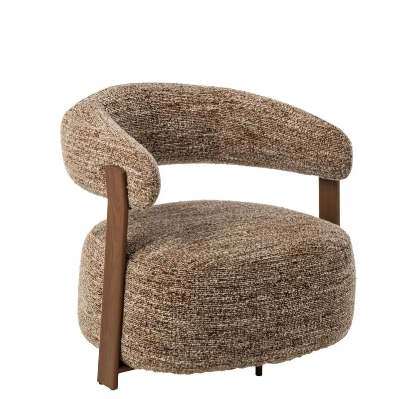 Fauteuil Schuim Bruin J-Line