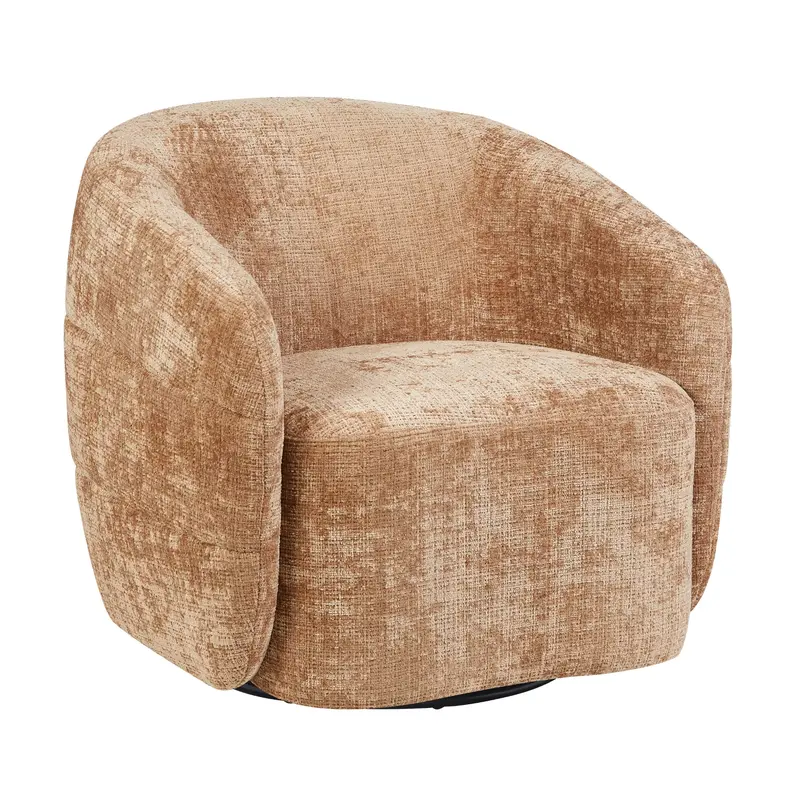 Fauteuil Yara Draaibaar Stof Cinnamon Starfurn
