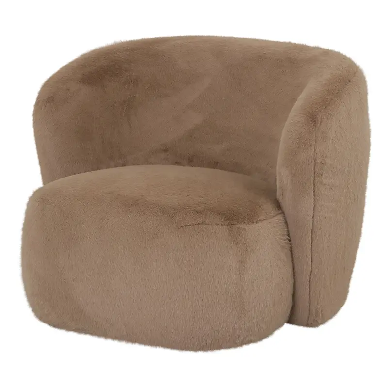 Fautieuil Aphrodite Mocca Fur PTMD