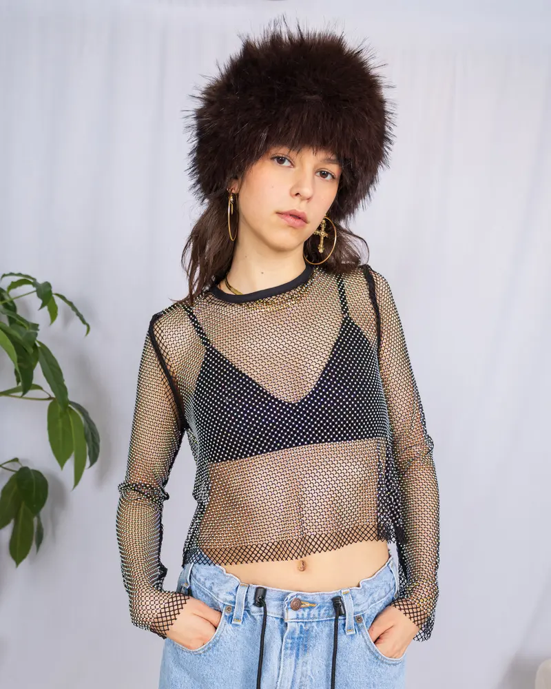 Faux fur fluffy headband I