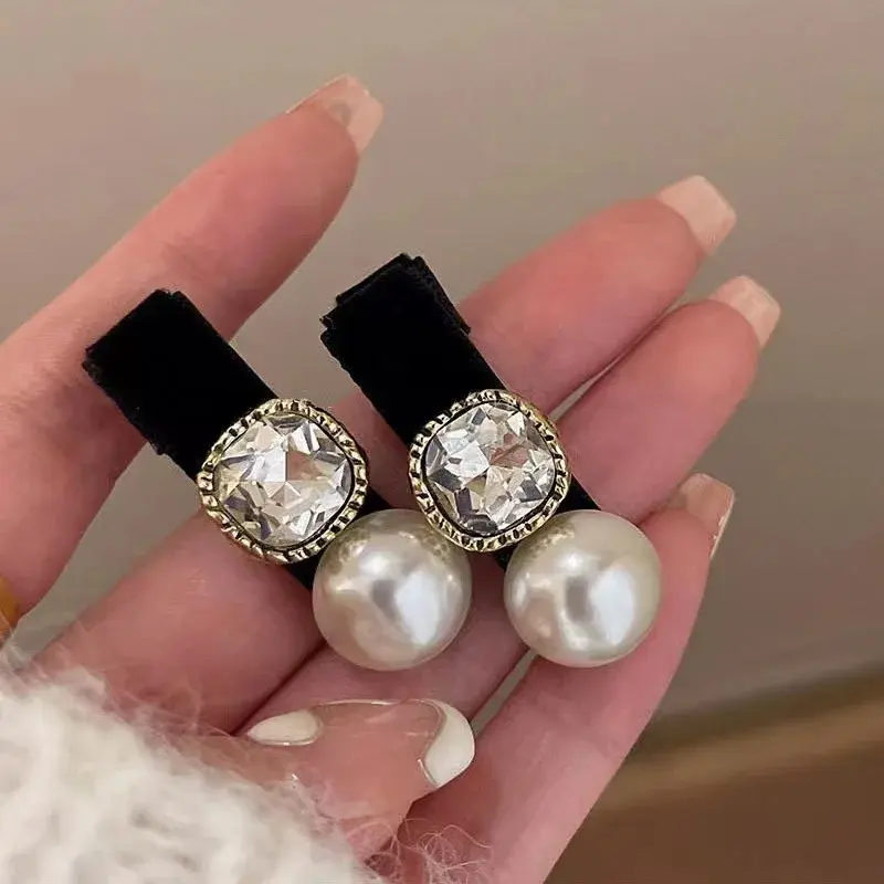 Faux Pearl and Crystal Hair Clip Set