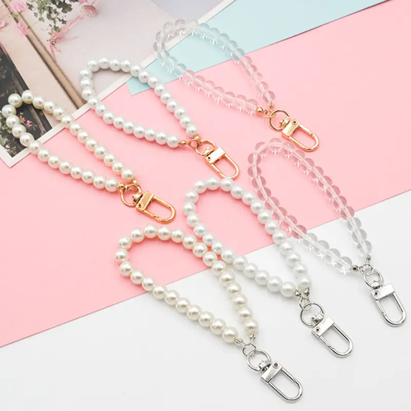 Faux Pearl Clip Strap (6 Designs)