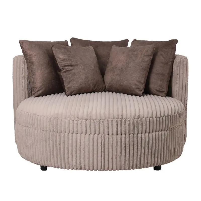 Fayen Fauteuil - Ø121x68cm - Mink - Taupe PTMD