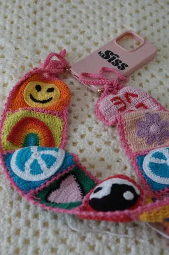 Festival ready - colored crochet